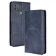 Чехол-книжка Deexe Retro Style для Motorola Moto G9 Power - Blue - изображение 1