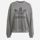 Світшот оверсайз жіночий adidas Washed Trefoil IN2270 L Сірий (4066766803671) - зображення 6