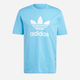 T-shirt męski bawełniany adidas Adicolor Trefoil IR7980 XL Niebieski (4066759623187) - obraz 6