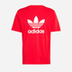 T-shirt męski bawełniany adidas Adicolor Trefoil IR8009 L Czerwony (4066759600041) - obraz 6