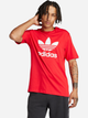 T-shirt męski bawełniany adidas Adicolor Trefoil IR8009 XL Czerwony (4066759600072) - obraz 1