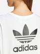 T-shirt damski długi adidas Trefoil Originals IR8064 L Biały (4066757290350) - obraz 5