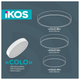 Светильник потолочный с пультом ДУ Ikos Colo 40W 2800-6500К IP20 0002-BLG - изображение 6