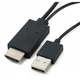 Перехідник MHL, microUSB (5pin) M, USB M-HDMI AM (1.8m) Extradigital (KBV1683) - изображение 2