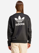 Світшот жіночий adidas Originals Trefoil Loose IU2410 L Чорний (4066757244384) - зображення 2