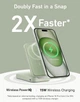 Магнітна батарея Anker MagGo Power Bank 6600mAh, ультрашвидка 15 Вт для iPhone 17/17 Pro/17 Pro Max, iPhone 16/15/14/13/12 Series - Green - зображення 2
