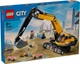 Конструктор Lego City Желтый строительный экскаватор 60420 - изображение 1