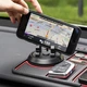Протиковзкий автомобільний коврик на торпедо Optima з поворотним тримачем для телефону та ароматизатором Чорний з червоним (OP-HOL01) - зображення 7