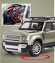 Машина Land Rover Defender Автосвіт масштаб 1:24 инерционная открываются двери капот багажник 21 см AP-2018-GR - изображение 8