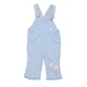 Полукомбинезон вельвет для девочки Hawk Kids COL804611 74 см Голубой - изображение 1