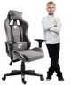 Геймерське дитяче крісло GT Racer X-5934-B Kids Fabric Gray - зображення 1