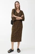 Сукня жіноча arket twist-detail kaftan dress xs - изображение 1