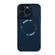 Чехол для iPhone 15 Pro Fruct Metal Style Case with Magsafe Матовый Navy - изображение 1
