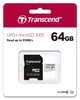 Transcend Карта пам'яті microSD 64GB C10 UHS-I R100/W20MB/s + SD (TS64GUSD300S-A) - изображение 3