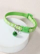 Ошейник для собак и котов с колокольчиком (19-32 cm) Light green (салатовый) - изображение 3