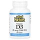 Витамины Natural Factors Витамин D3 1000 МЕ Vitamin D3 90 таблеток - изображение 1