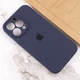 Чехол Fiji Silicone Case Full Camera для Apple iPhone 12 Pro бампер накладка с защитой камеры Dark Blue - изображение 3