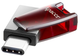 Pendrive Apacer AH180 64GB Typ-C Dual USB 3.1 Czerwony (AP64GAH180R-1) - obraz 3