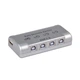 Коммутатор 4-портовый Auto Sharing Switch FJGear U04S для принтера/сканера silver - изображение 1