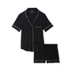 Піжама Модал Victoria's Secret Set Modal Black (сорочка+шорти) M Чорна класична - зображення 3