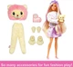 Кукла Barbie Cutie Reveal (Series 5) Lion + Pet - Красавица Барби в плюшевым костюме льва и домашним питомцем (HKR06) - Игровой набор Mattel - изображение 4