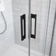 Душові двері RADAWAY Idea Black DWD 180 см 387128-54-01 - зображення 6