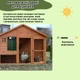 Автоматические двери для курятника Chicken House светочувствительные ворота для сельскохозяйственных животных / птиц от хищников, зеленый "P" (85736885) - изображение 3