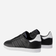 Sneakersy męskie skórzane do kostki adidas Originals Gazelle FU9667 44 (UK 9.5) Czarne (4062059843072) - obraz 5