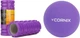 Набор Массажный ролик Cornix EVA 33 x 14 см XR-0032 Violet + Массажный мяч Cornix XR-0119 Lacrosse Ball 6.3 см Фиолетовый - изображение 1