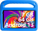 Дитячий планшет 7" Goodtel G7 4+3/64Gb 4 ядра Android 13 Синій (102025631) - Уцінка - зображення 1
