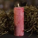 Красная восковая свеча 10см - изображение 1