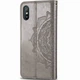 Шкіряний чохол (книжка) Art Case з візитницею для Xiaomi Redmi 9A Сірий Без бренду - зображення 3