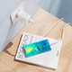 Мережевий зарядний пристрій HOCO Header three-port C115A |1USB/2Type-C, 65W/3A, PD/QC| white - зображення 6