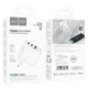 Мережевий зарядний пристрій HOCO Header three-port C115A |1USB/2Type-C, 65W/3A, PD/QC| white - зображення 8