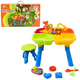 Столик для игр с песком Kinder Way 4 отделения/стульчик/пасочки/лопатка/грабли 01-122 - изображение 3