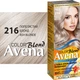 Стойкая крем-краска для волос Avena Color Blond 216 Пепельный блонд 138 мл (4823115502469) - изображение 2