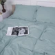 Пододеяльник MirSon 200х220 Satin Stripe 30-0015 Green Wave (2200005253403) - изображение 1