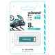 USB флеш накопитель металлический моноблок Flash Wibrand WI2.0/CH8U6LU USB 2.0 Chameleon 8Gb Light blue - изображение 2