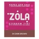 Краска для бровей с коллагеном Zola Dark Brown №04 темно-коричневая и окислитель 3% Oxidant в саше, 5 мл - изображение 2