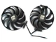 Вентилятор кулер для видеокарты PowerColor Red Devil RX 7700 7800 7900 XT (Оригинал) T129215BU комплект 2шт (№486.1) - изображение 1