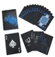 Карты игральные покерные Neon Blue пластиковые (54 карты) - изображение 5