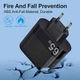 Зарядний пристрій для живлення Блок живлення для телефону 65W 5 USB + 1 Type-C Швидка зарядка PD+QC3.0 Блок зарядки для Samsung, IPhone, Xiaomi, Redmi, Huawei, Realme 542 White - зображення 5