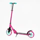 Дитячий двоколісний самокат Best Scooter "FLASH" FL-31190 з ручними гальмами та переднім амортизатором, Рожево-бірюзовий - зображення 5