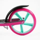 Дитячий двоколісний самокат Best Scooter "FLASH" FL-31190 з ручними гальмами та переднім амортизатором, Рожево-бірюзовий - зображення 6