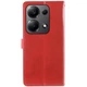 Шкіряний чохол книжка GETMAN Gallant (PU) для Xiaomi Redmi Note 13 4G Червоний - изображение 2