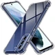 TPU чехол GETMAN Ease logo усиленные углы Full Camera для Samsung Galaxy S22+ Бесцветный (прозрачный) - изображение 1