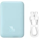Портативное ЗУ Power Bank Baseus Magnetic Mini OS 20W c БЗУ 10000 mAh (PPCX110105) Blue - изображение 2