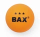 М'яч для настільного тенісу BAX 3* ORANGE 3 шт - зображення 2