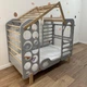 Кровать Домик спорт + Ящики 165см 80/160см Серая - изображение 7