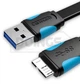 Кабель для внешнего кармана (внешнего диска) HDD / SSD USB 3.0 на Micro-B - Vention 50 cm Black - изображение 1